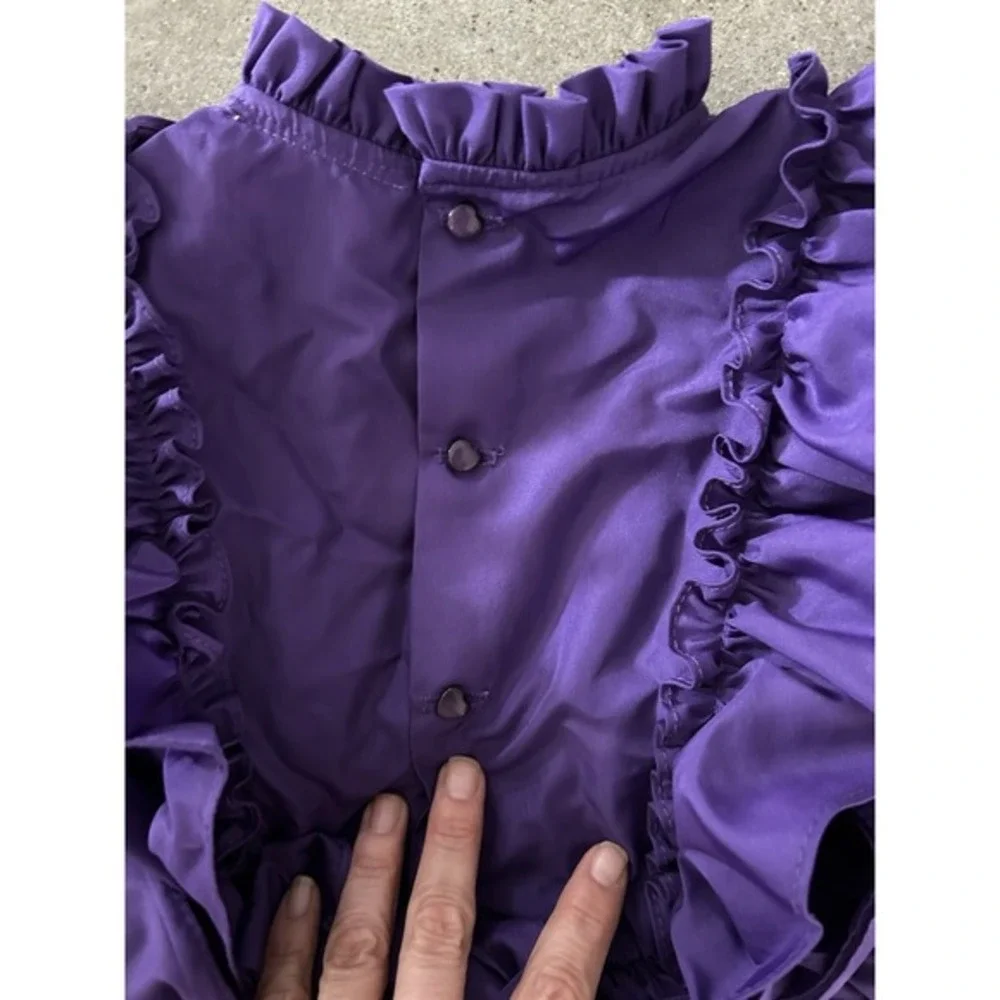 VINTAGE Martha's‎ Miniatures We're Fussy Full Circle Purple Pageant Dress Sz 5